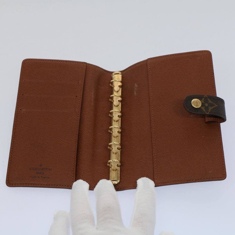 LOUIS VUITTON Monogram Agenda PM Day Planner Cover R20005 LV Auth bs9469 - Picture 9 of 16